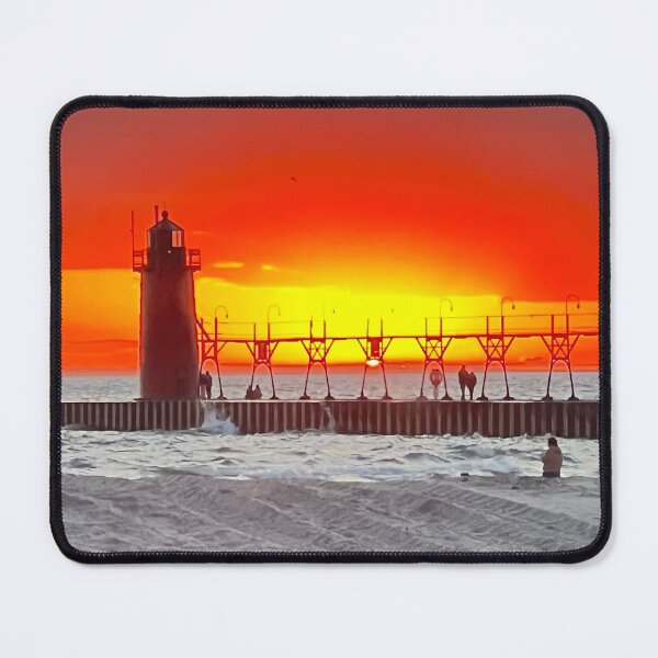 Item preview, Rich Sunset in South Haven designed and sold by robinreva.