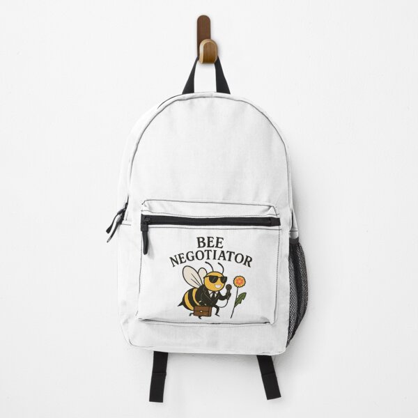 Item preview, Bee Negotiator – Funny Sticker for Nature & Pun Lovers designed and sold by Collins Design.