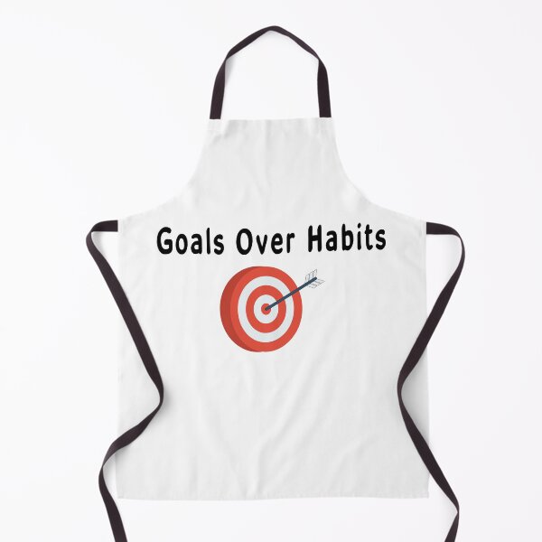 Item preview, Goals Over Habits - Black text designed and sold by Pokeytank.