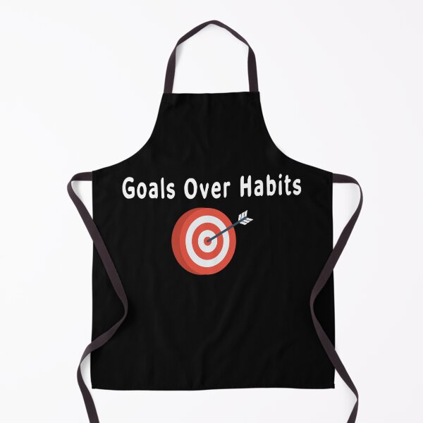 Item preview, Goals Over Habits - White text designed and sold by Pokeytank.