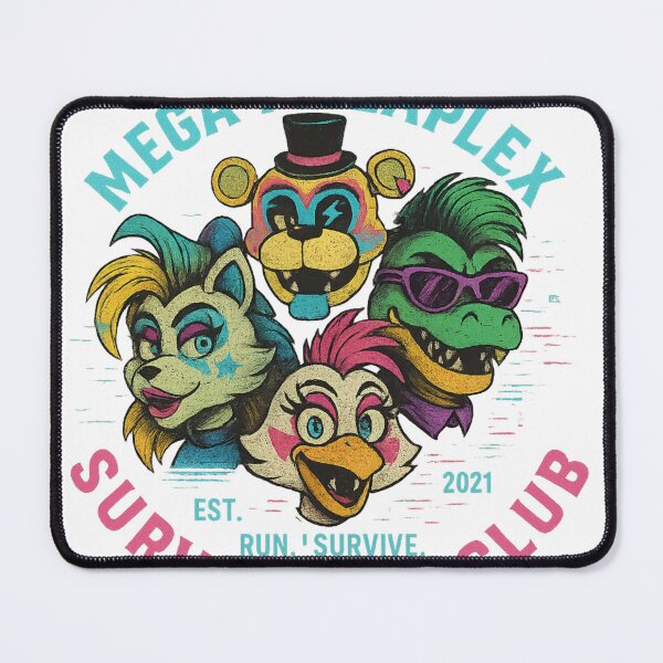 Item preview, FNAF Mega Pizzaplex Survivors Club – Glamrock Freddy Horror Game Design designed and sold by yassermarz.