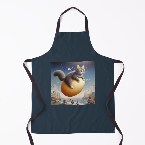 Item preview, Adventurous egg cat in the city designed and sold by OrbitGlow Studio  .
