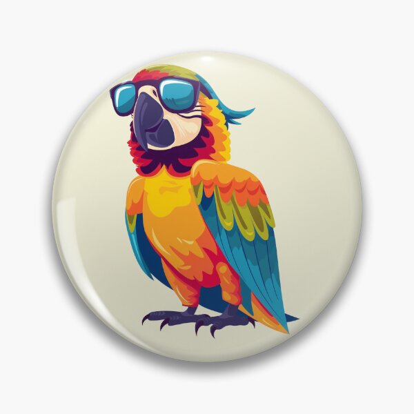 Item preview, Sassy Parrot Sticker – I Tweet What I Want designed and sold by VectiveLab.
