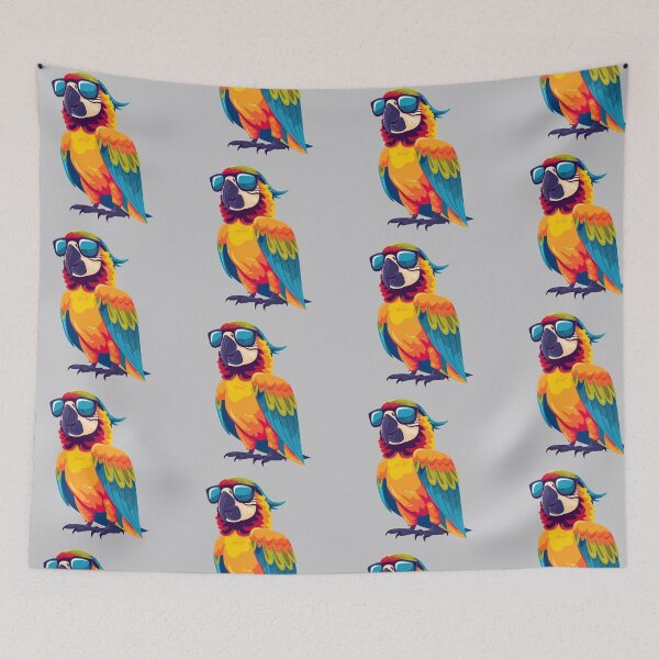 Item preview, Sassy Parrot Sticker – I Tweet What I Want designed and sold by VectiveLab.