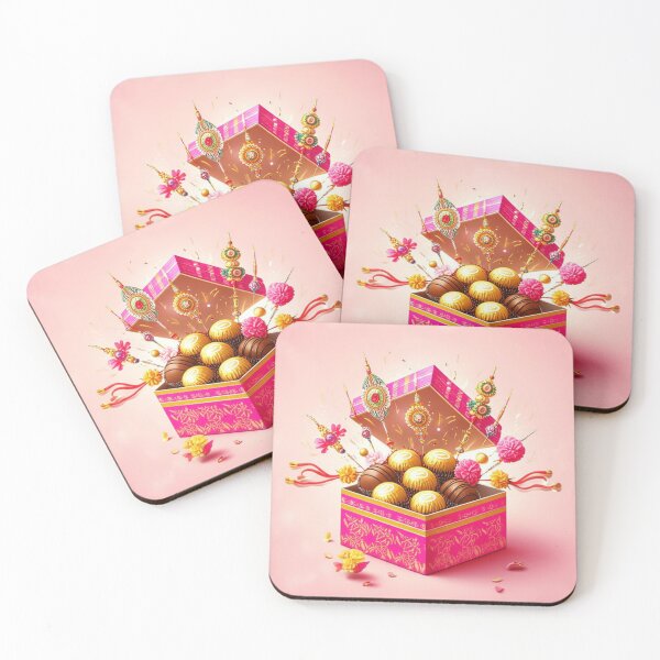 Item preview, Elegant Rakhi Box with Sweets Design designed and sold by PrintBreeze.
