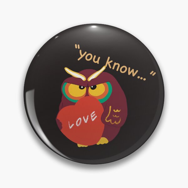 Item preview, Shy Owl Expressing Love with Few Words designed and sold by Boomiya.