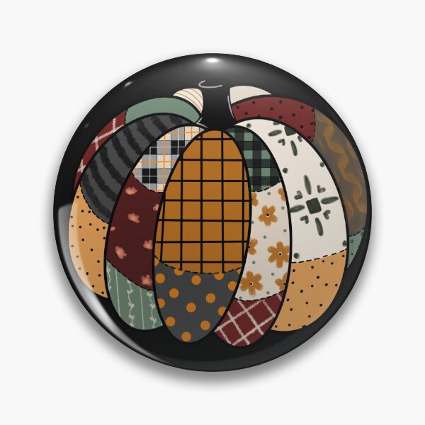 Item preview, Quilted pumpkin designed and sold by thePaintedHook.