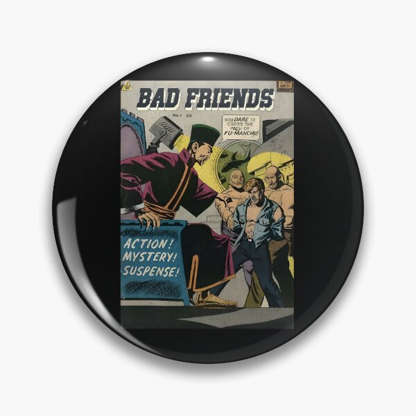 Item preview,  Bad Friends Podcast - Vintage Comic Book Cover designed and sold by Vintagenaut Co..