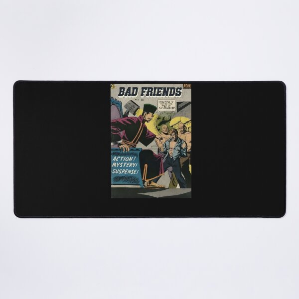 Item preview, Bad Friends Podcast - Vintage Comic Book Cover designed and sold by Vintagenaut Co..