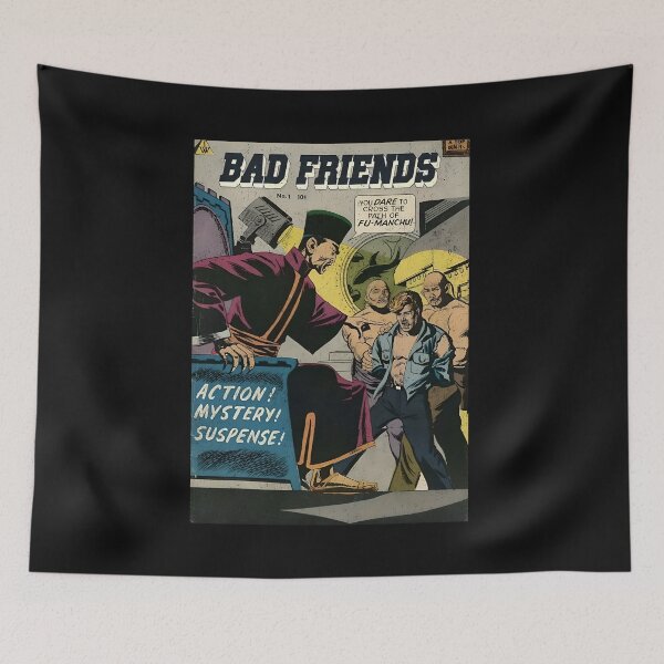 Item preview,  Bad Friends Podcast - Vintage Comic Book Cover designed and sold by Vintagenaut Co..