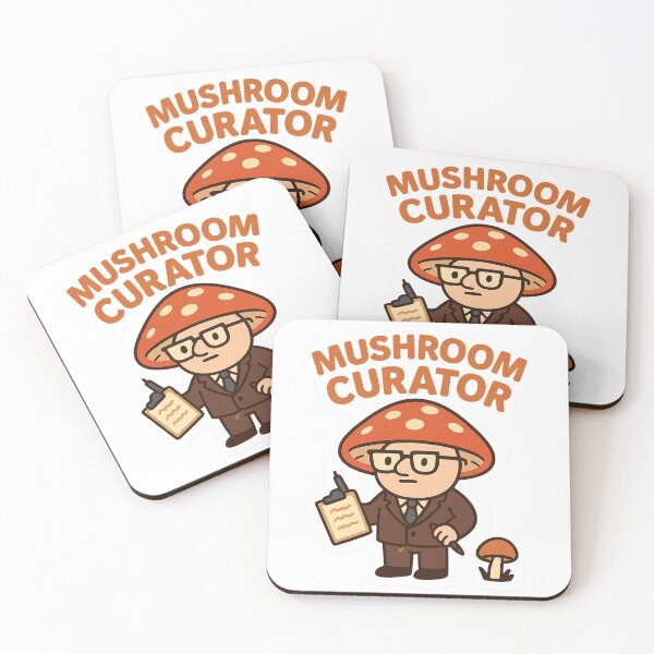 Item preview, Fungal Curator – Funny Mushroom Sticker for Nature Nerds designed and sold by Collins Design.