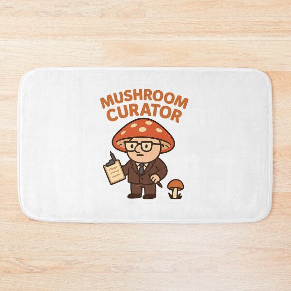 Item preview, Fungal Curator – Funny Mushroom Sticker for Nature Nerds designed and sold by Collins Design.
