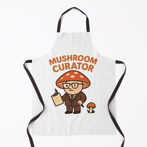 Item preview, Fungal Curator – Funny Mushroom Sticker for Nature Nerds designed and sold by Collins Design.