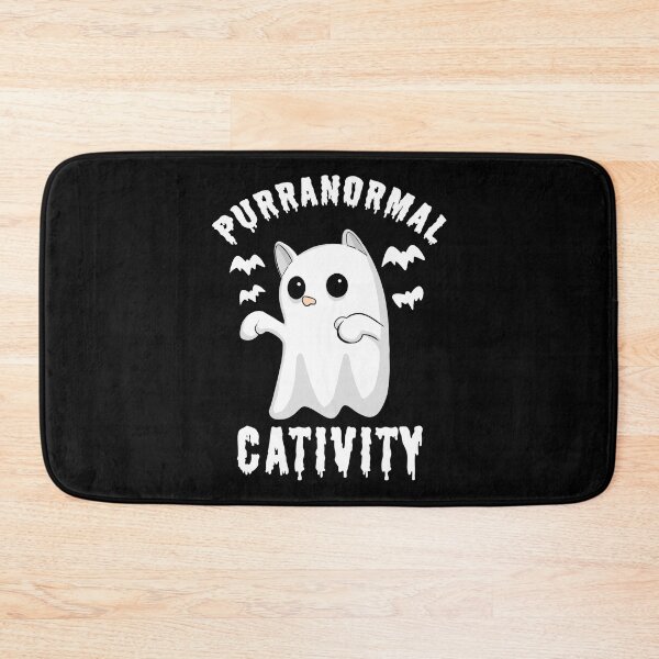 Item preview, Purranormal Cativity Funny Ghost Cat Halloween designed and sold by Dmetalx Art Apparel.
