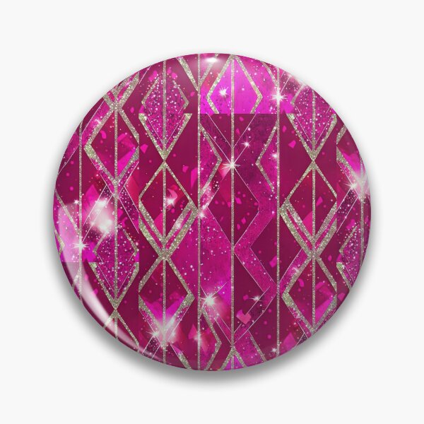 Item preview, Dazzling Bling Diamond Sparkle Hot Pink and Magenta Pattern designed and sold by ArtistaCats.