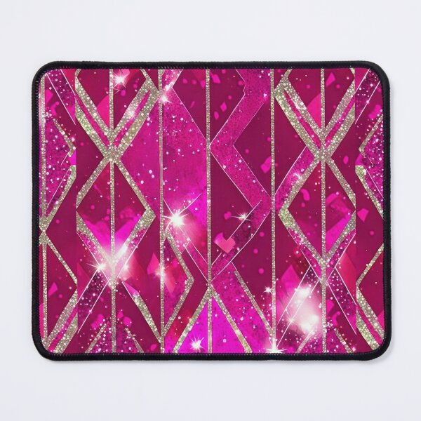 Item preview, Dazzling Bling Diamond Sparkle Hot Pink and Magenta Pattern designed and sold by ArtistaCats.
