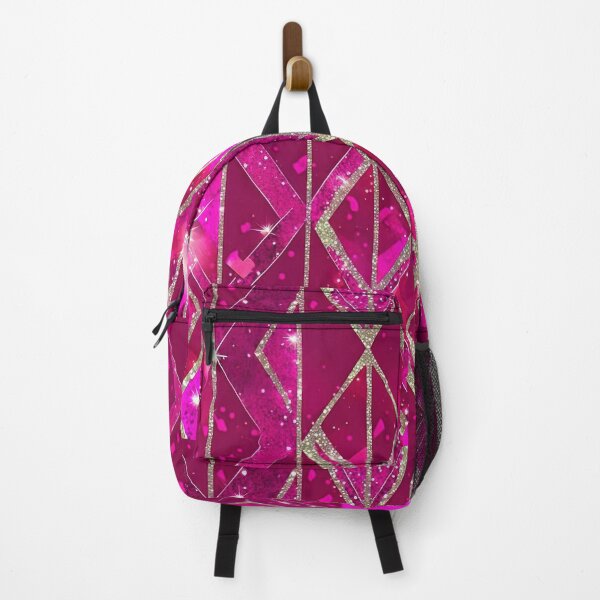 Item preview, Dazzling Bling Diamond Sparkle Hot Pink and Magenta Pattern designed and sold by ArtistaCats.