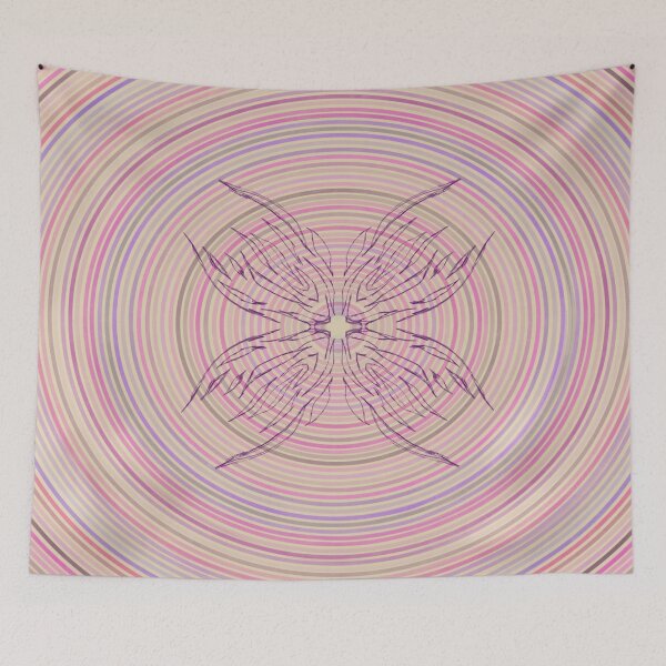 Item preview, Pinky purples waves mandala designed and sold by BalsamCraft.