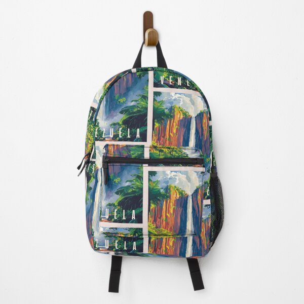 Item preview, Venezuela Salto Ángel, Vintage Art Travel Landscape designed and sold by MaateoDesign.