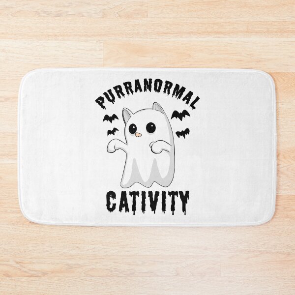 Item preview, Purranormal Cativity Funny Ghost Cat Halloween designed and sold by Dmetalx Art Apparel.