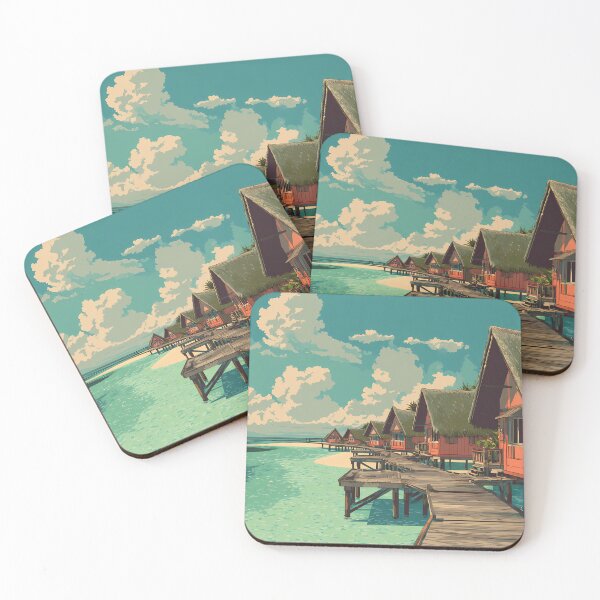 Item preview, PalmParadiso 014 – Tropical Pier in Maldives designed and sold by Palmparadiso.