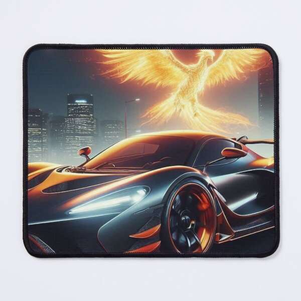 Item preview, Fire Phoenix and Supercar - Urban Fantasy Digital Art designed and sold by Lyvion design.