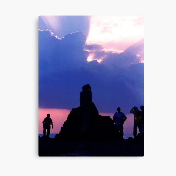 The Sun is Setting Canvas Print