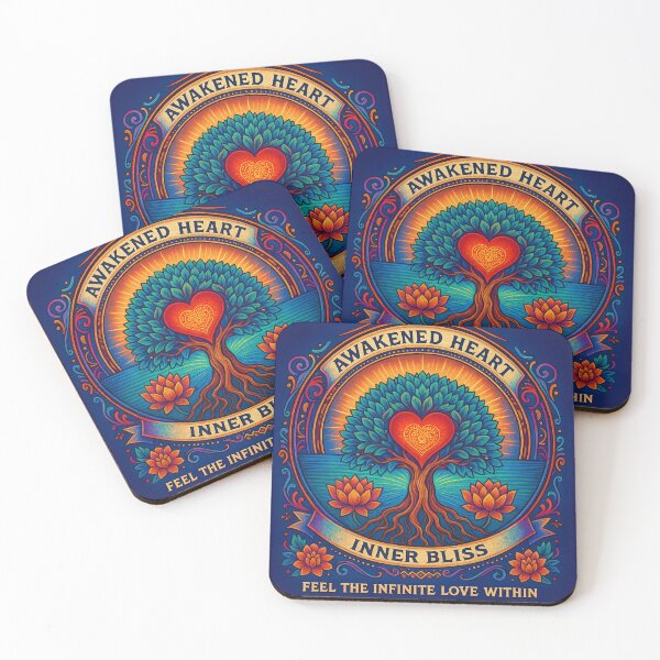 Item preview, Awakened Heart Tree of Life Art – Inner Bliss Mandala designed and sold by AATGShop.
