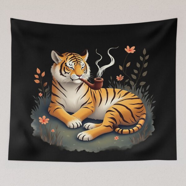 Item preview, Stretching Tiger – Strength, Energy & Wildlife Spirit designed and sold by robyclub.