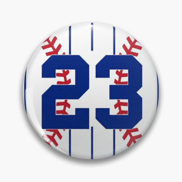 Item preview, Ryne Sandberg Number 23 Retro Baseball Tribute Sticker designed and sold by hakiseller.