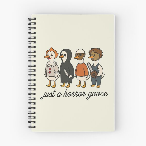 Item preview, Pennywise Ghostface Hannibal Lecter Leatherface Funny Just A Horror Goose designed and sold by modoodles357.