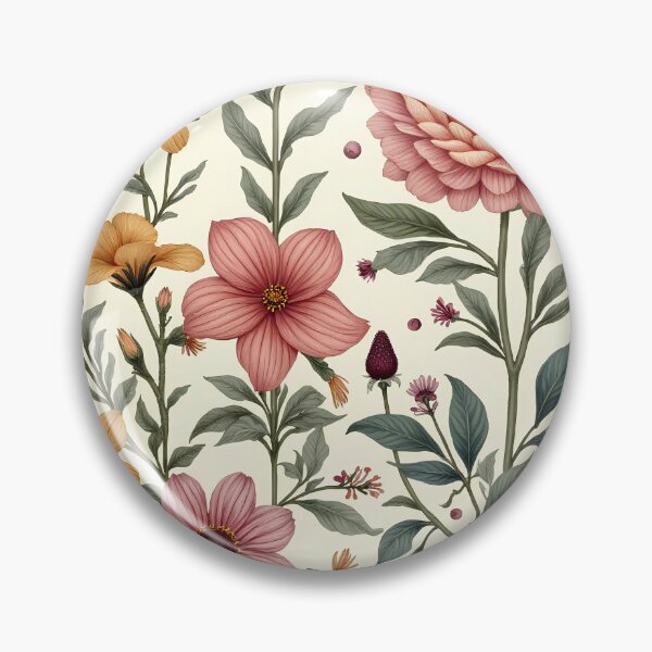 Item preview, Victorian Botanical Floral n Flowers designed and sold by roseglasses.