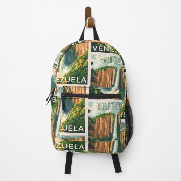 Item preview, Venezuela Salto Ángel, South America Vintage Art Travel Landscape designed and sold by MaateoDesign.