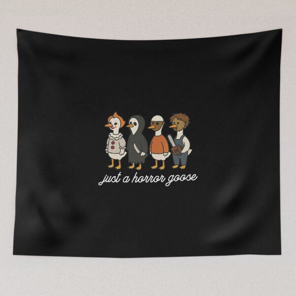 Item preview, Pennywise Ghostface Hannibal Lecter Leatherface Funny Just A Horror Goose 2 designed and sold by modoodles357.
