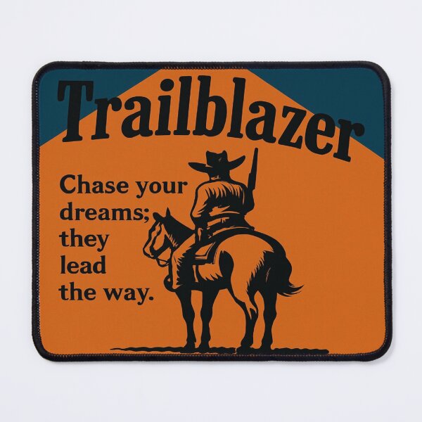 Item preview, Trailblazer Cowboy – Western Motivational Poster Design designed and sold by StyledTDesigns.