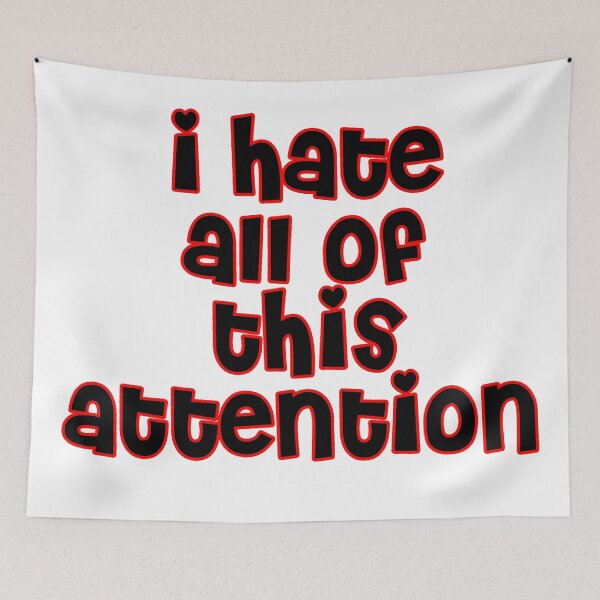 Item preview, Hate Attention designed and sold by loganferret.