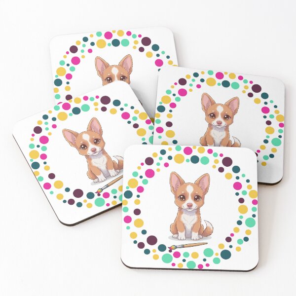 Artikelvorschau, Feiern Sie den Dot Day mit My Cirneco – Bunte Hundekunst entworfen und verkauft von The Real Life Symphony.