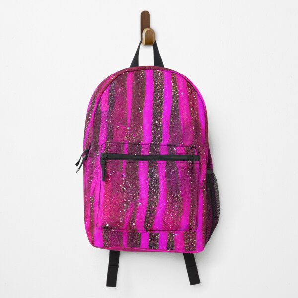 Item preview, Magenta and Hot Hot Pink colored stripes. designed and sold by ArtistaCats.