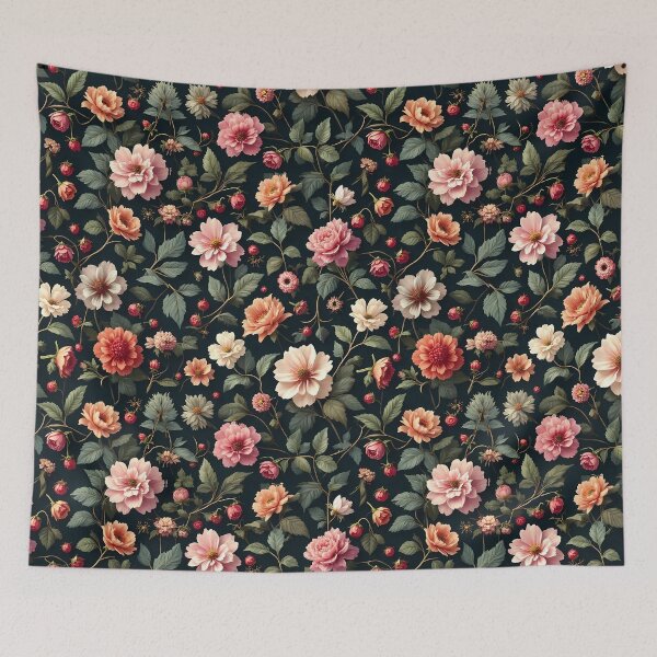 Item preview, Victorian Botanical Floral n Flowers designed and sold by roseglasses.