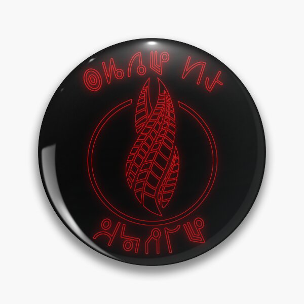 Item preview, Dead Space Red Marker Symbols Neon designed and sold by Power Up Prints.
