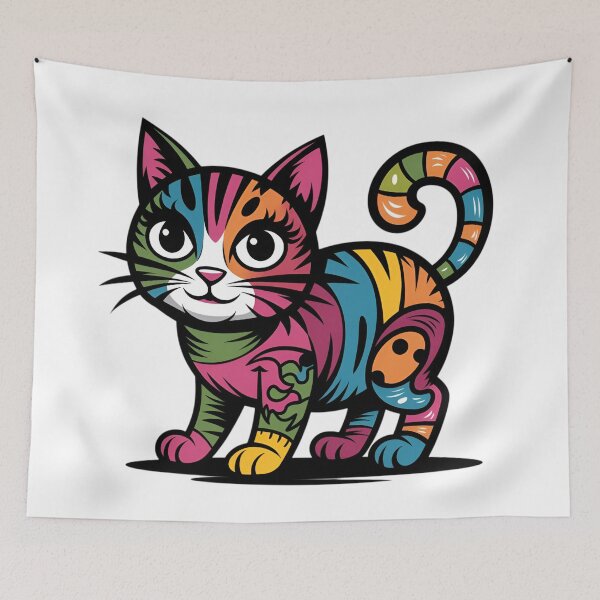 Item preview, Urban Graffiti Cat – Street Art Feline Style designed and sold by robyclub.