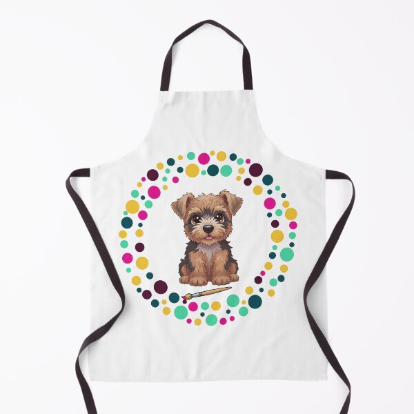 Item preview, Celebrate Dot Day with My Wicklow terrier – Colorful Dog Art designed and sold by The Real Life Symphony.