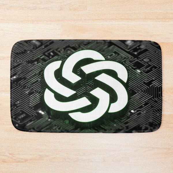 Item preview, Glowing Technology Symbol – Futuristic Neon Green Design designed and sold by LoomisDreams.