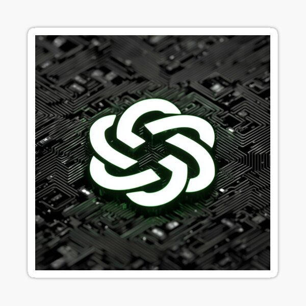 Item preview, Glowing Technology Symbol – Futuristic Neon Green Design designed and sold by LoomisDreams.