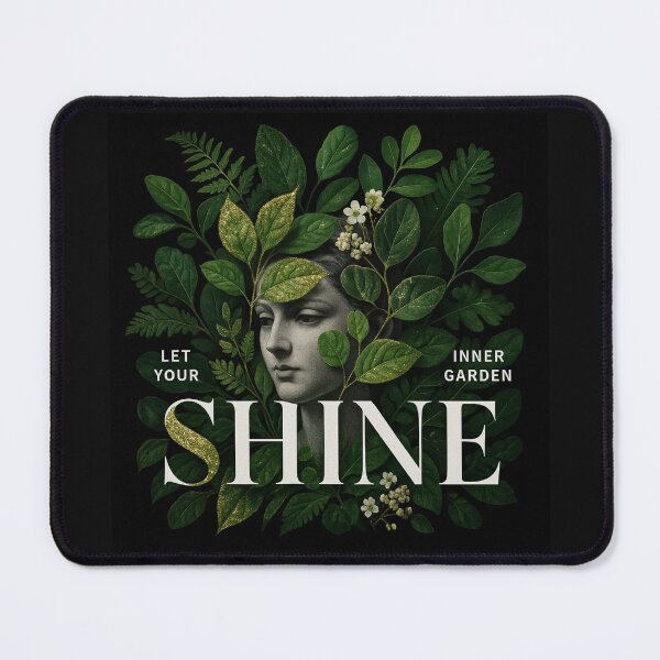 Item preview, Let Your Inner Garden Shine – Botanical Feminine - Mindful Souls - Self-Growth Lovers designed and sold by AATGShop.