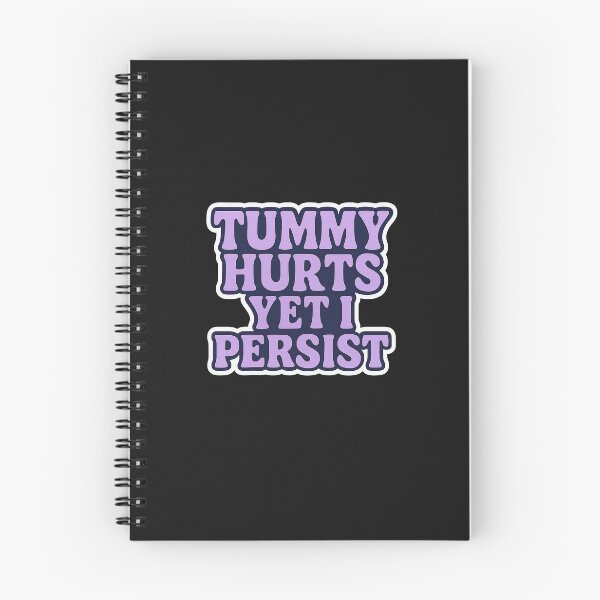 Item preview, tummy hurts yet I persist purple  designed and sold by Squish The Bug .
