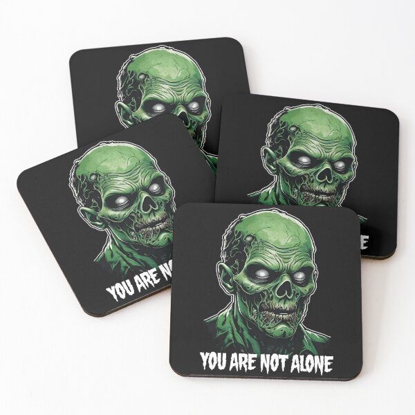 Item preview, Zombie Head - You Are Not Alone designed and sold by NightTimeJ.