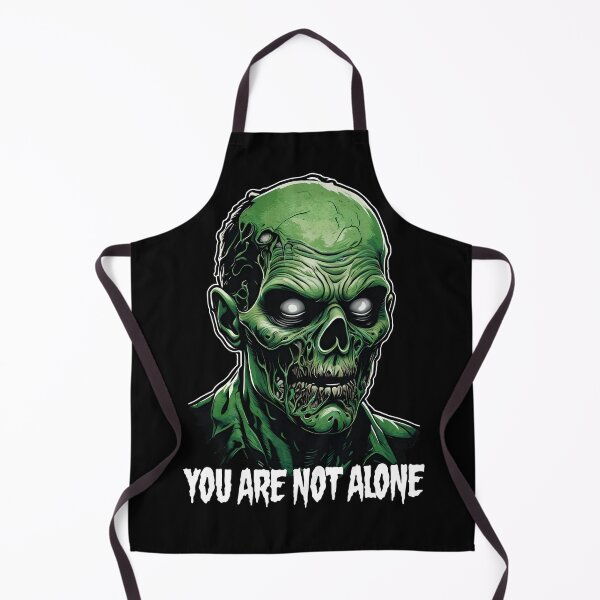 Item preview, Zombie Head - You Are Not Alone designed and sold by NightTimeJ.