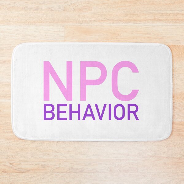 Item preview, NPC Behavior, Pink and Violet designed and sold by Memes N Lore .
