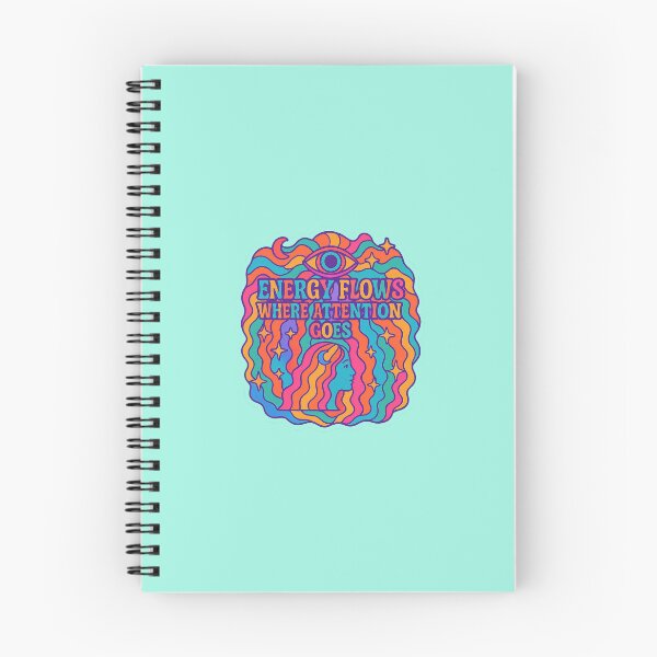 Item preview, psychedelic energy flows where attention goes  designed and sold by Squish The Bug .
